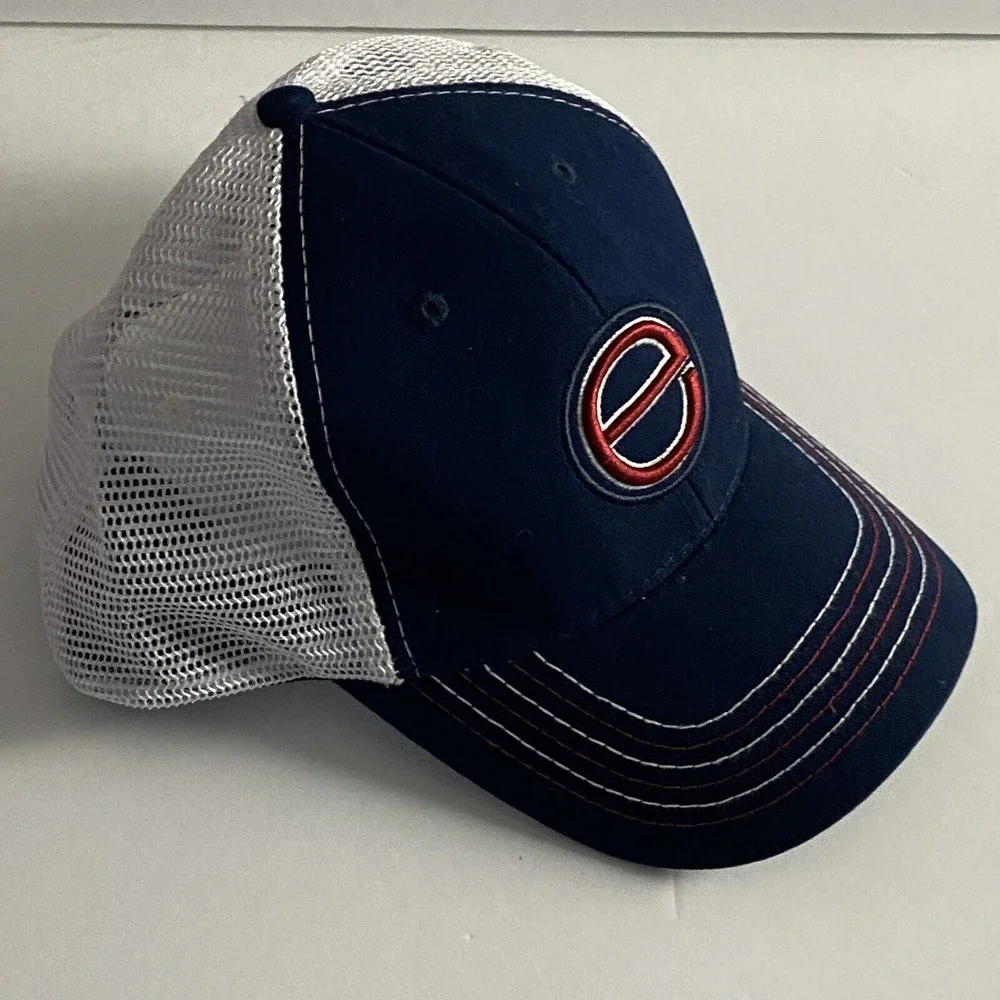 THE ELLEN DEGENERES SHOW Mens Blue Trucker Mesh Hat Size Adjustable Logo